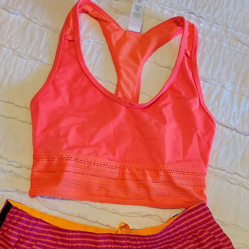 New Balance,  Running  Racer Back Tank, Neon Orange
